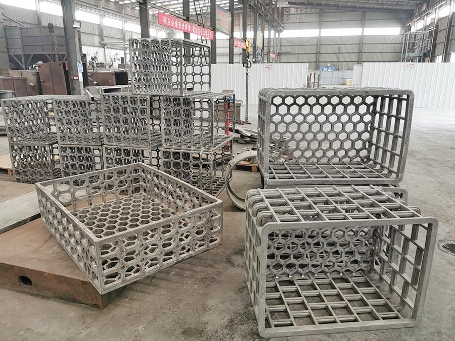 熱處理工業(yè)電爐熱處理耐高溫方筐