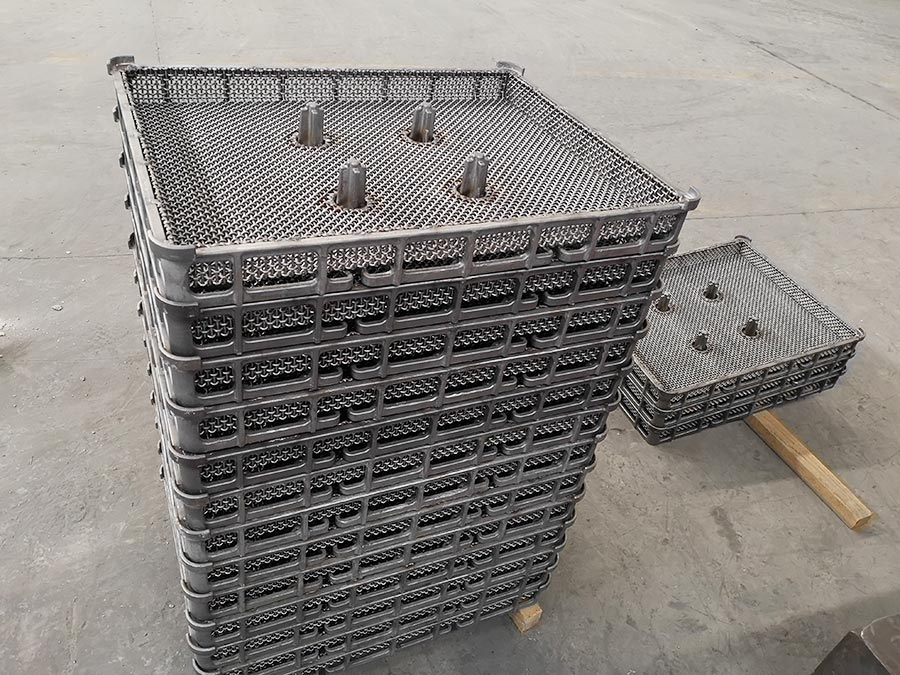 熱處理工業(yè)電爐熱處理耐高溫方筐